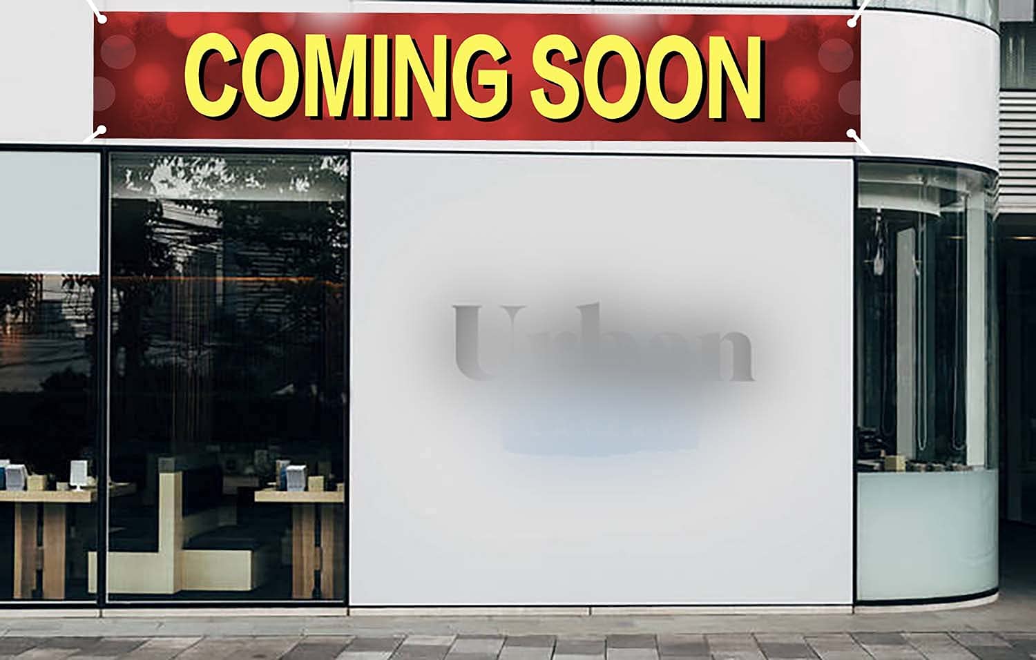 Amazon | Coming Soonバナー、Coming Soon大型看板、屋外屋内店の看板