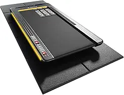 Tapete de caminhada de 160 cm x 76 cm para piso de tapete, tapete de esteira sob bicicleta para proteção de piso de madeira, material de exercício de 0,6 cm de espessura, compatível com almofada de