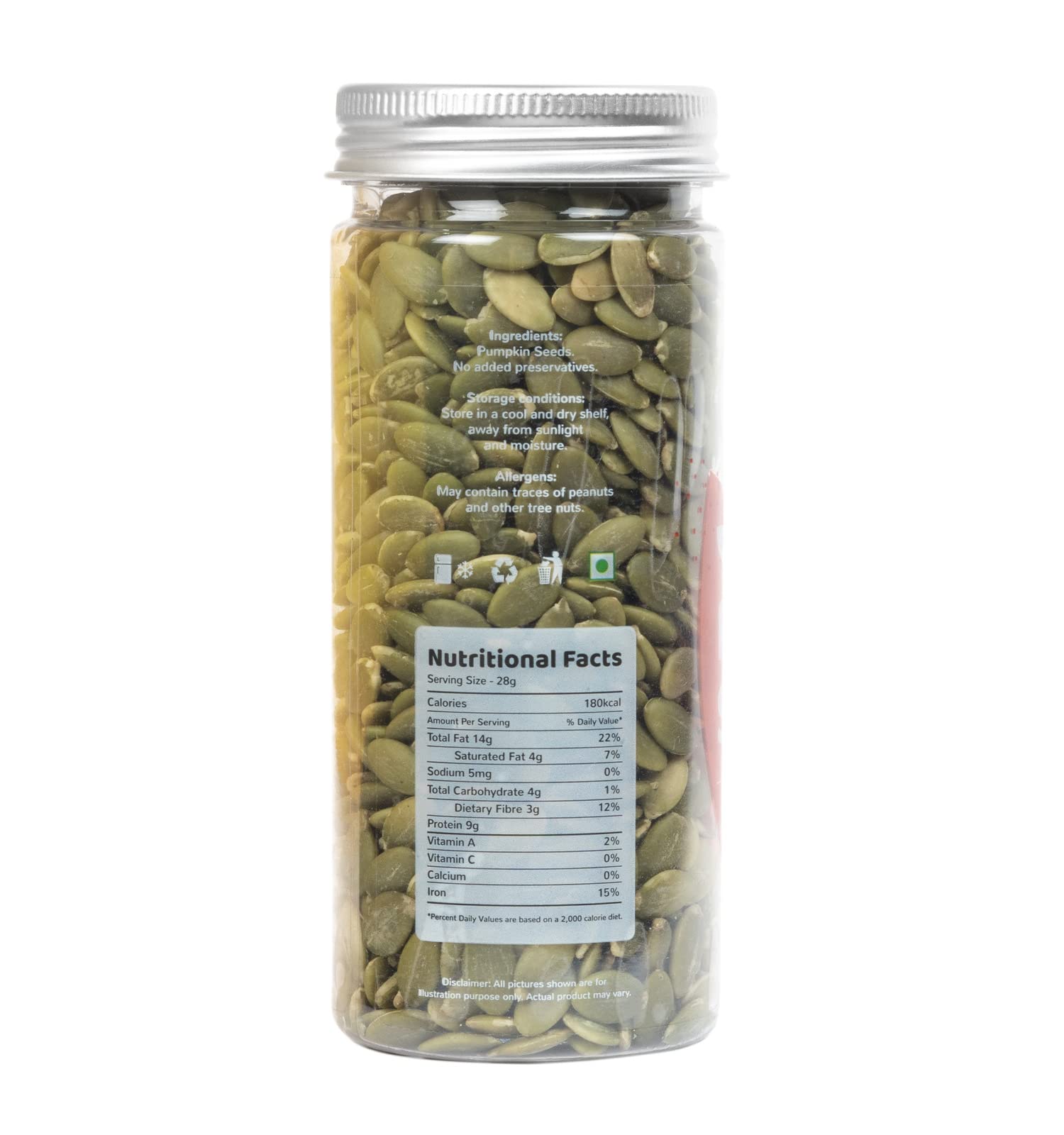 Flyberry Gourmet Pumpkin Seeds, 150g 1