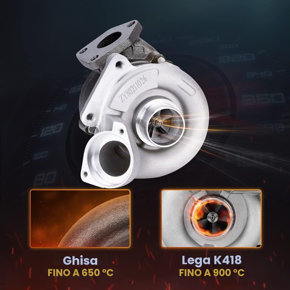 maXpeedingrods Turbocompressore 49135-05671 TF035 per Bmw 320d 120d E90 E91 2.0D 163HP Turbocharger 49135-05620 + guarnizione Turbo 7795498 7795499