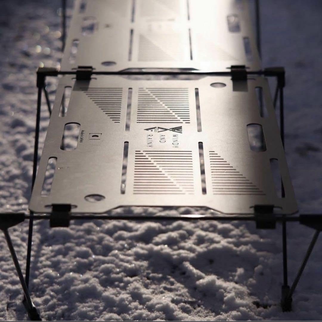 WINDY AND RAINY アウトドアテーブル bouble table Amazon.co.jp: windy and rainy double table ドゥーブルテーブル 管理