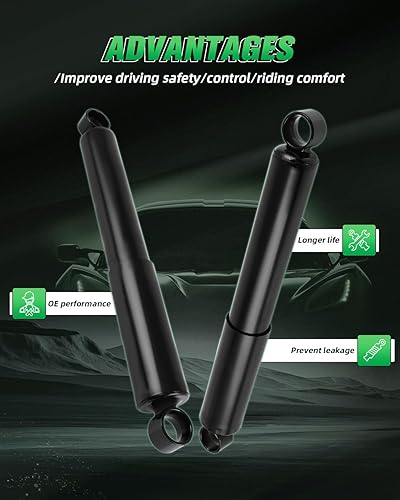 Miniatura 2 de SCITOO - Amortiguadores delanteros para Peterbilt 320, 365, 367/587, 579 - Juego de 2 piezas