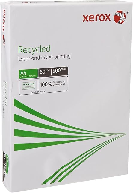 Xerox A4 80gsm Recycled Paper - White Ream