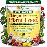 Organic Plant Food with Beneficial Microbes, Fast...