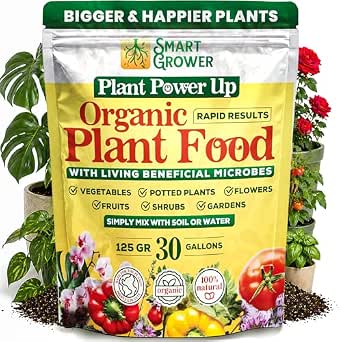 Smart Grower Organic Plant Food with Beneficial Microbes, 125 g