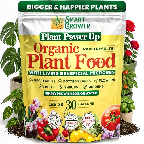 Organic Plant Food with Beneficial Microbes, Fast...