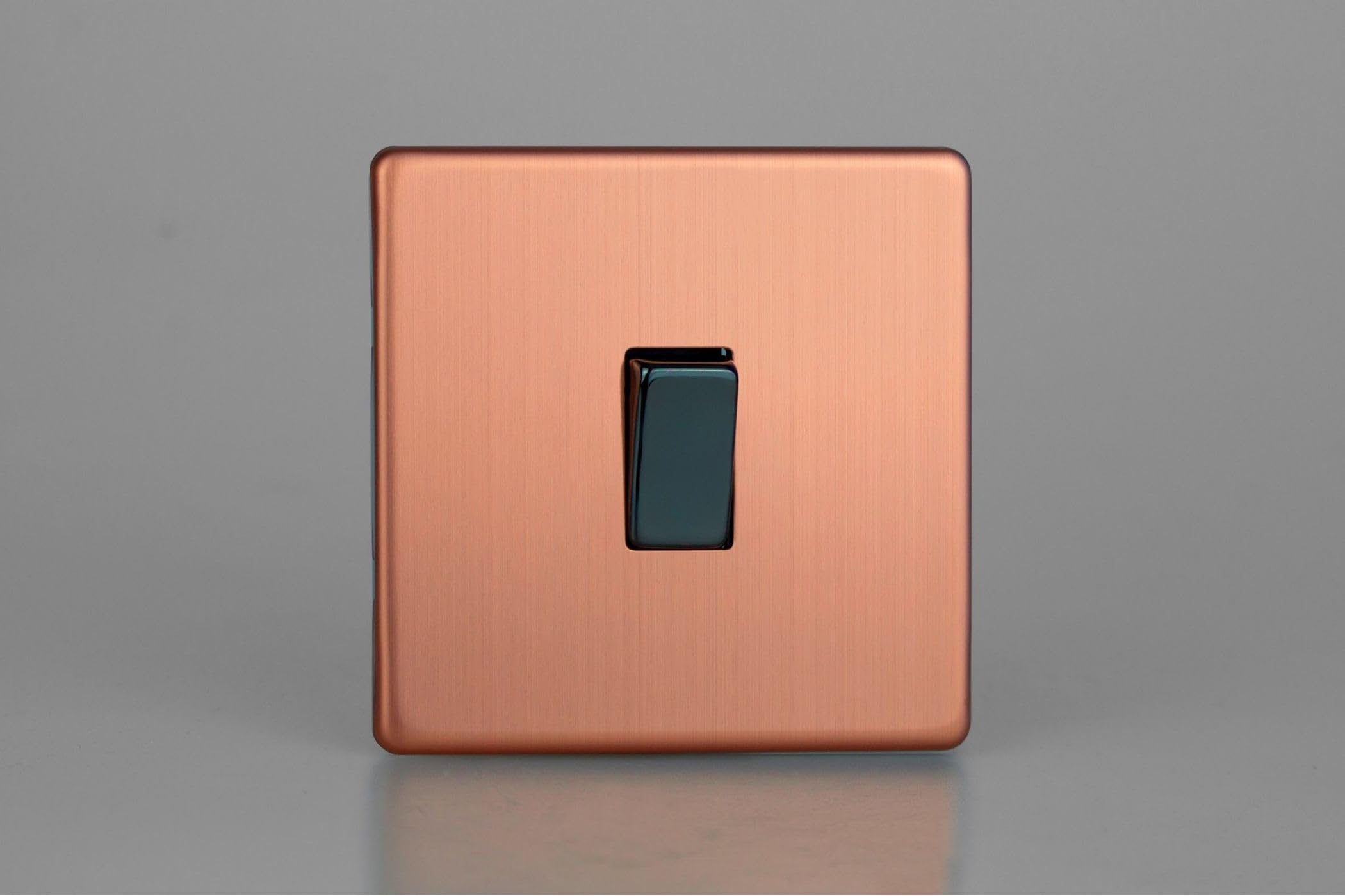 Varilight 1-Gang 10A 1- or 2-Way Rocker Switch Brushed Copper