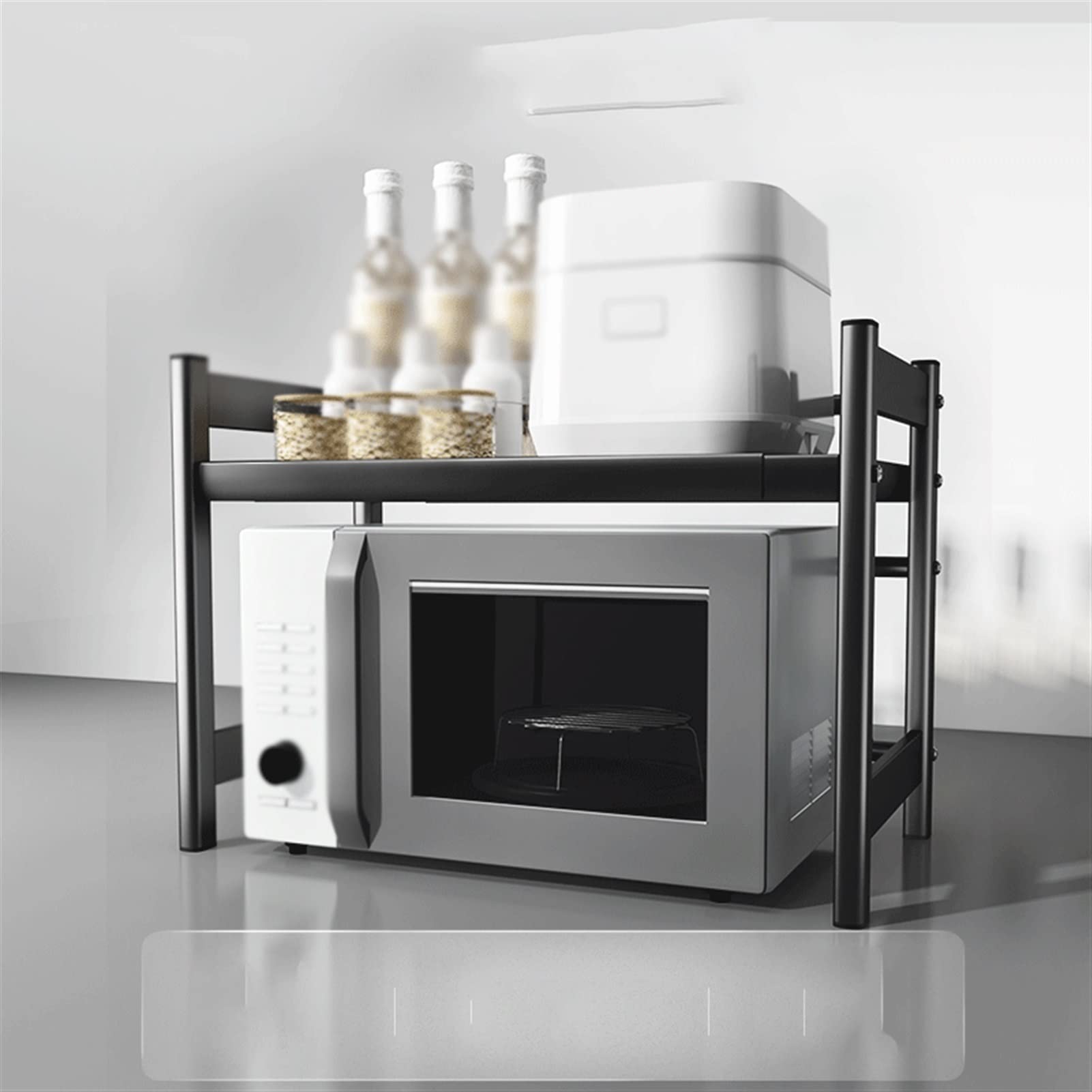 Stand di Stampa per Ufficio Stampante for stampante desktop stampante stampante Office Desktop Home Telescopic forno a forno da cucina tavolo da cucina a doppio strato di pentola a pentola Staffa Scan