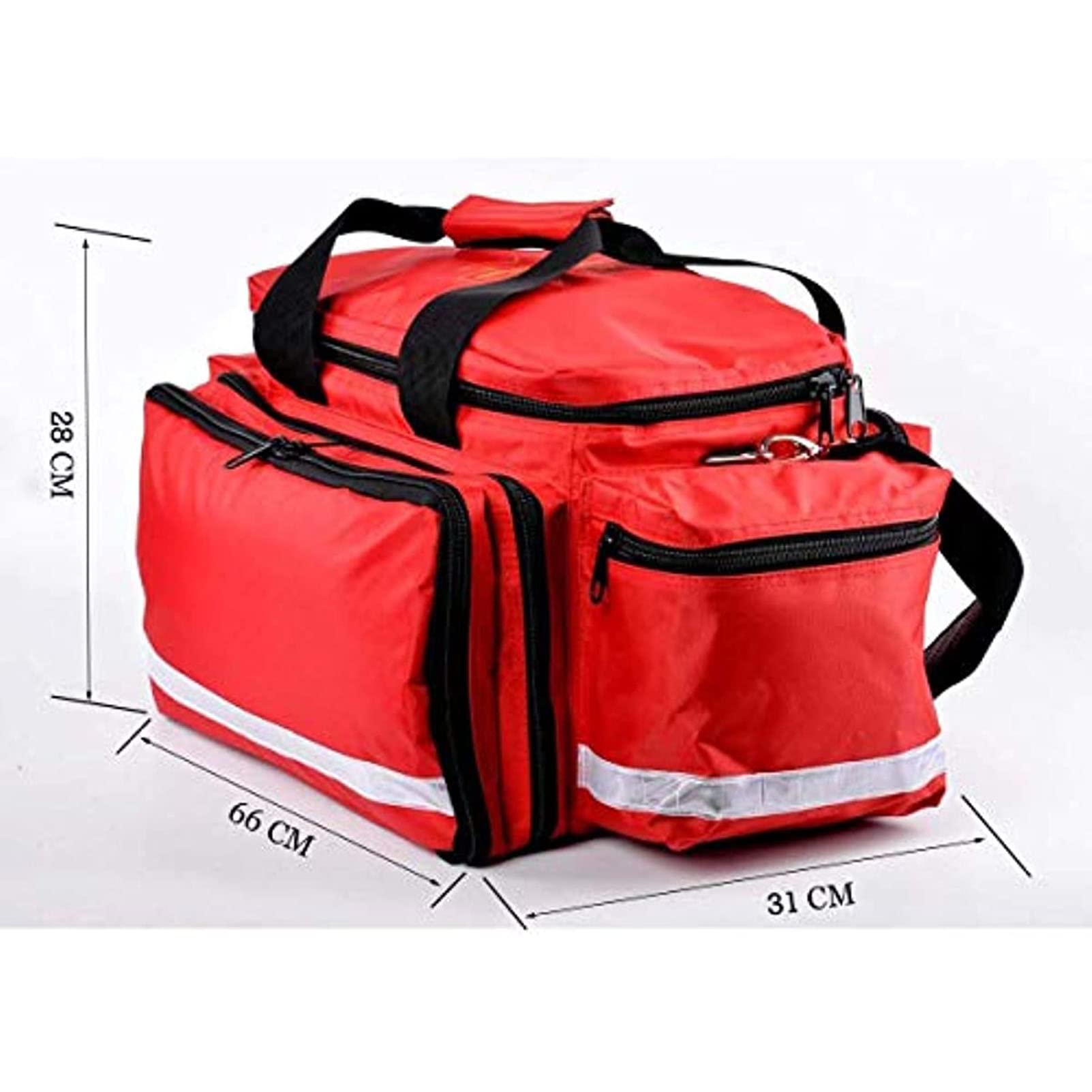 Kit di Pronto Soccorso, Borsa Trauma Completa per La Risposta alle Emergenze, Zaino Medico di Emergenza per La Prevenzione delle Inondazioni E Kit Trauma per La Custodia di Emergenza - Rosso