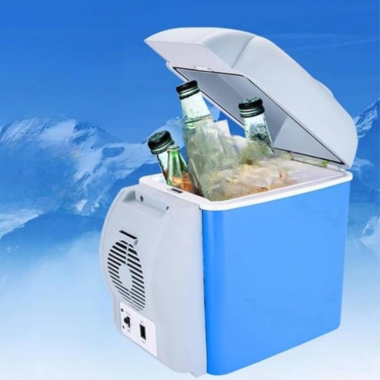 Baoblaze Frigorifero Portatile Auto Mini Frigo Elettrico Termico Scaldavivande Campeggio Raffreddatore Riscaldatore Ad Alimentazione 12V Capacità di 7.5L