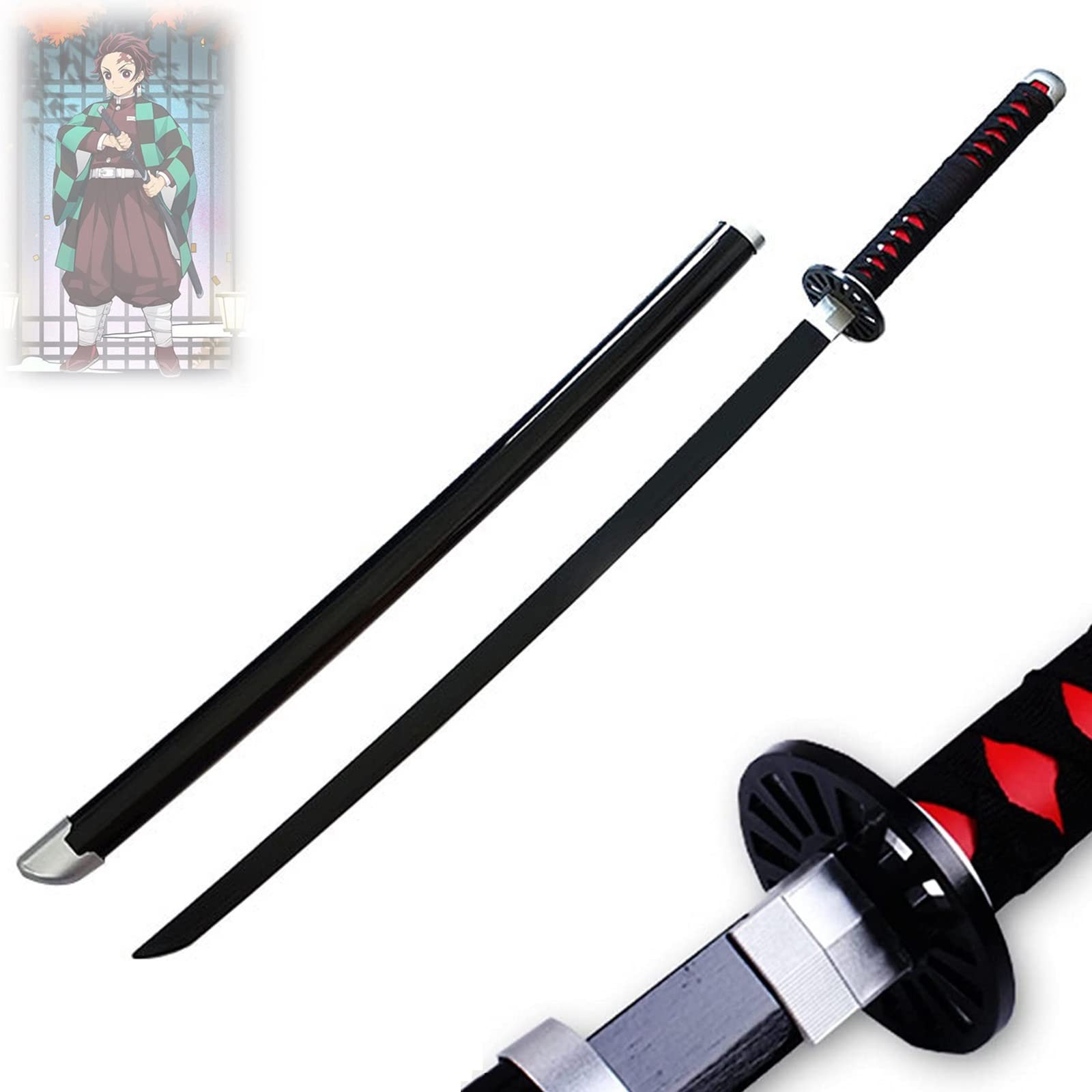 Buy Blade Model for Demon Slayer Cosplay,Anime Katana,Kamado Tanjiro