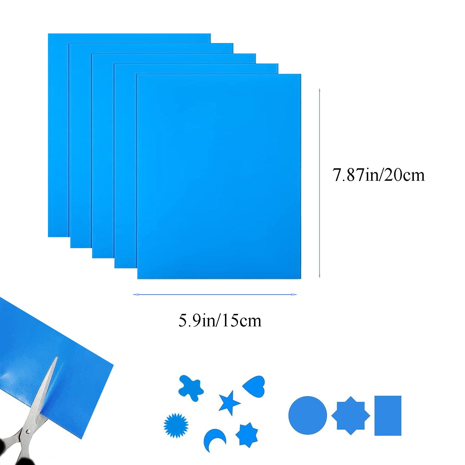 Selbstklebende Reparaturflicken Pool 30 Stück PVC Pool Reparaturset Vinyl Flicken Selbstklebend Unterwasser Poolfolie Flicken Blau für Wasserbett Schwimmbäder Aufblasbares Boot (15x20cm)