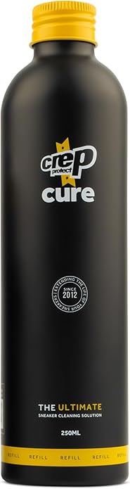 Crep Protect Sneaker Cleaner - Ultimate Shoe Cleaning Solution for Leather, Suede, Nubuck, Canvas, Nylon, Vinyl - 8.4 Oz