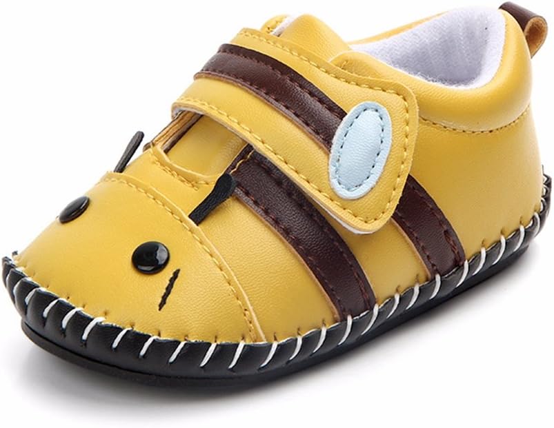 Infant/Toddler Baby Non Slip Rubber Soft Sole Cartoon Walking Slip on Shoes Home/Outdoors