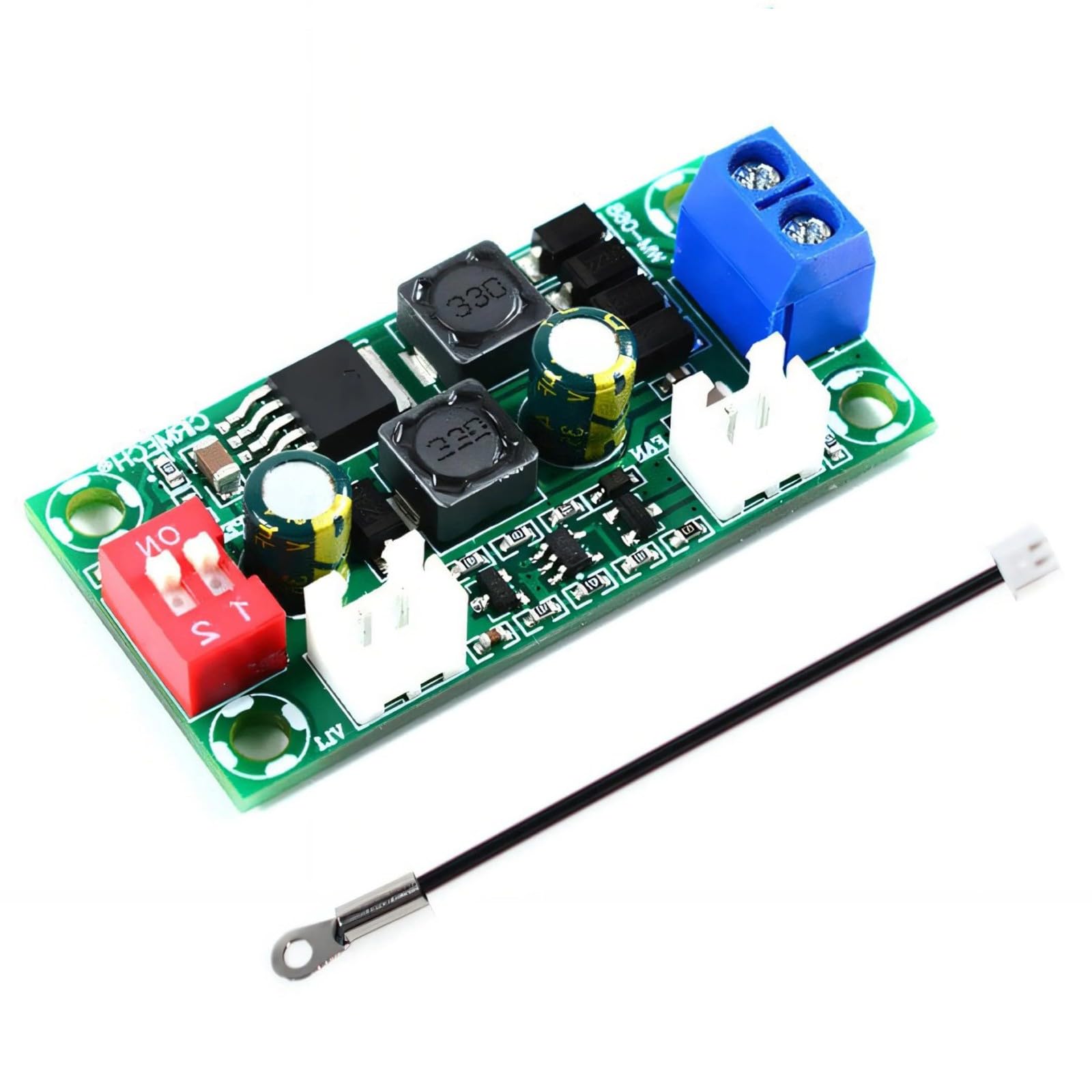 5V 12V 24VDC Fan Speed Controller Module with Automatic Temperature Control for Computer Cooling Electronic Fan Speed Regulator