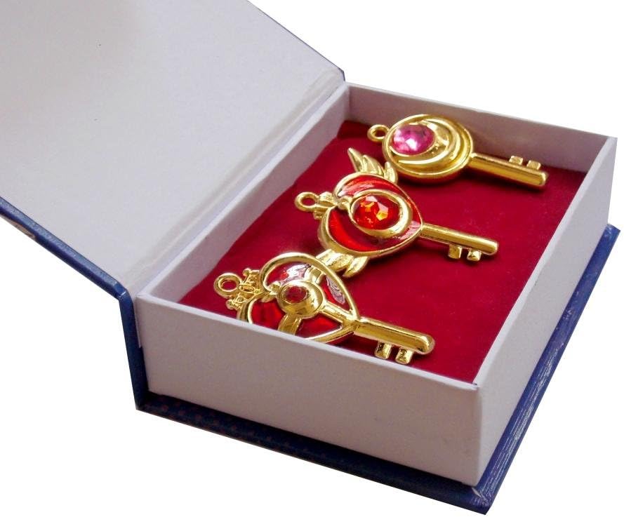 3 Pcs A Set Sailor Moon Magic Wand Hanging Buckle Keychain New Collection
