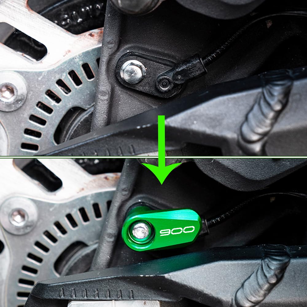 Für Kawasaki Z900 Z 900 RS SE Z900RS Z900SE 2017-2025 2026 Motorrad Zubehör Vorderrad Hinterrad ABS-Sensorschutz Bewachen Deckel Aluminium