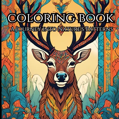 Whimsical Wildlife: A Creative Coloring Book: Detailed Animal Patterns to Relieve Stress and Explore Creativity
