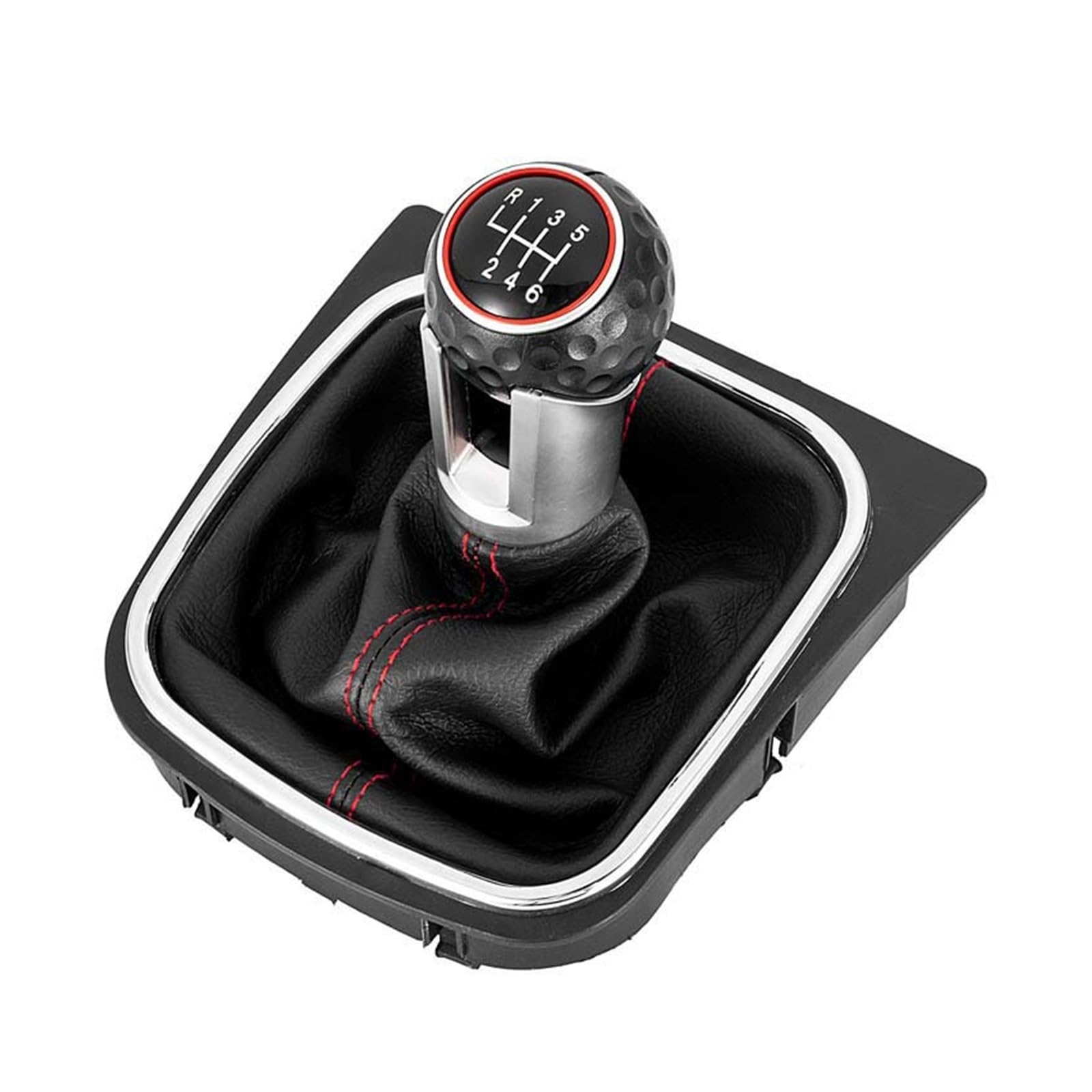 AMYALIN Car Gear Shift Knob for VW for Golf for Jetta 5 6 Speed Manual Gear Shift Knob Shifter Lever Head Vehicle Replacement Parts(for 6 Speed)