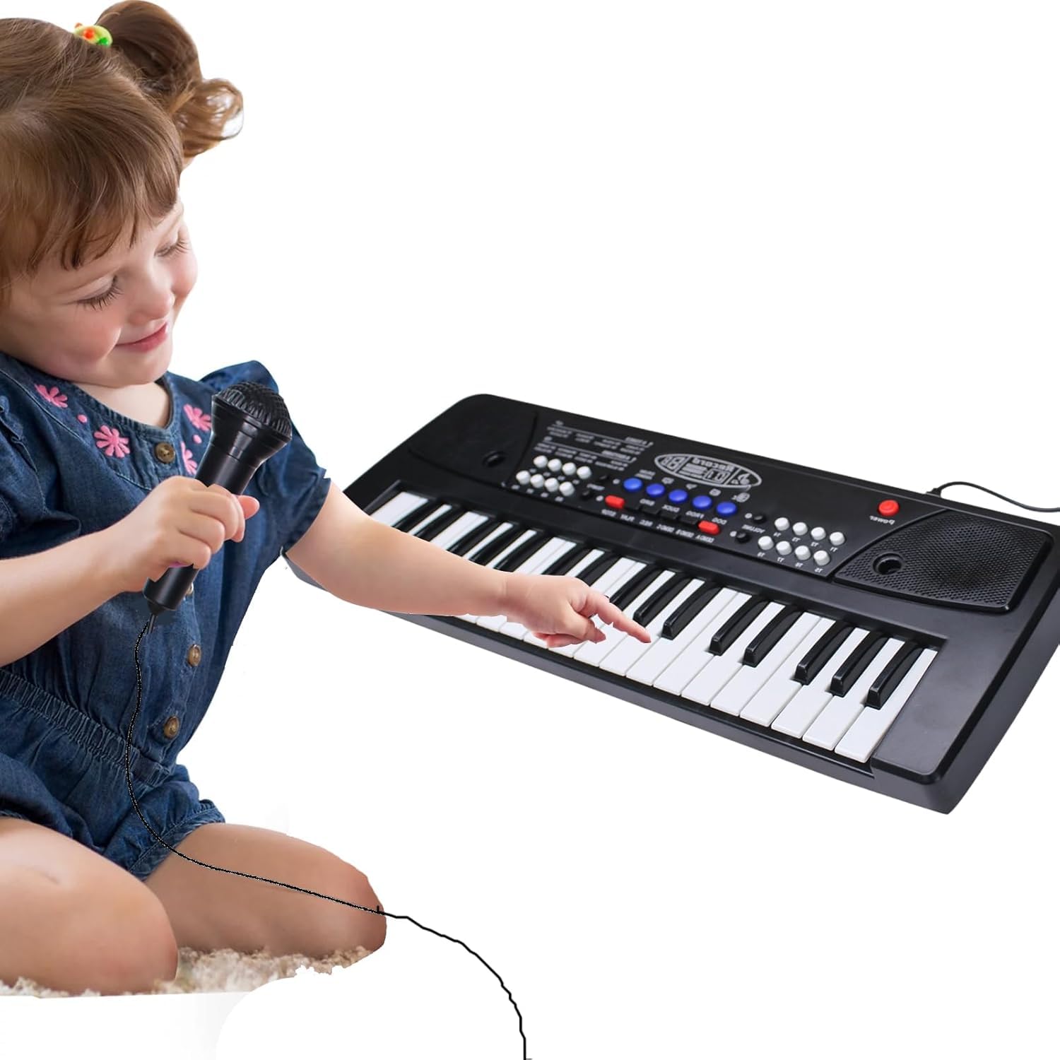 Verbier 37 Keys Piano Keyboard Toy with Microphone for Kids Multi Functional Portable Keyboards for Beginners Musical Toys Pianos for Girls and Boys Ages 3-12 Year Old Pack of 1 (B0B4G6QNPN) Amazon Price History, Amazon Price Tracker