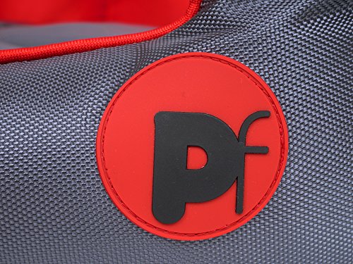 Petface Luxury Oval Oxford Dog Bed with Removeable Cushion, Machine Washable, Red, Extra Large (Pack of 1) - Image 4