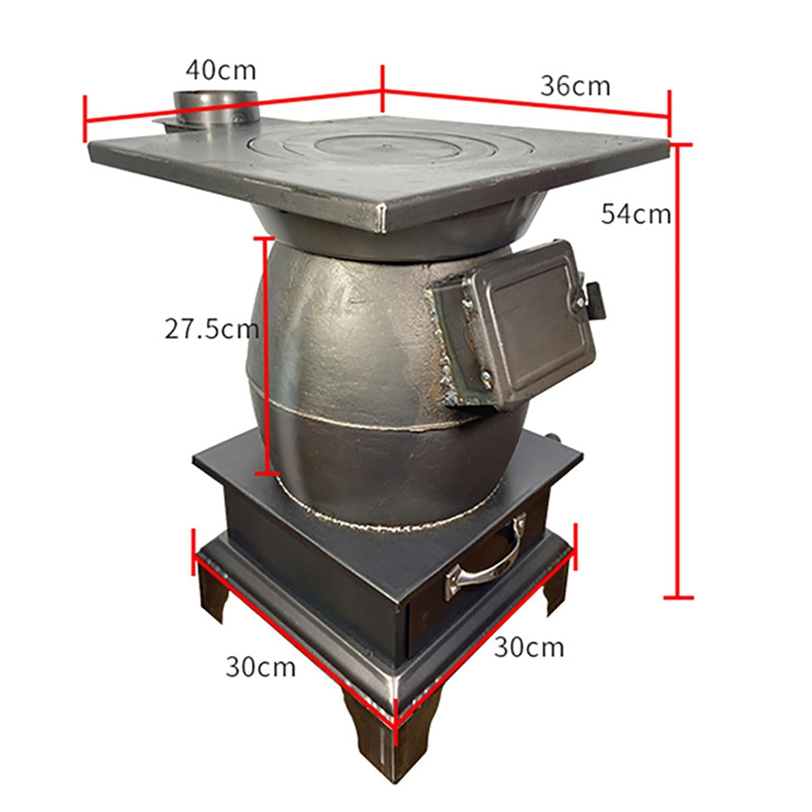 Poêle à bois en fonte, poêles à bois pour la maison, poêle à bois en fonte, poêle à bois d'intérieur pour chauffage domestique, poêle à bois portable en fonte, poêle à bois de camping