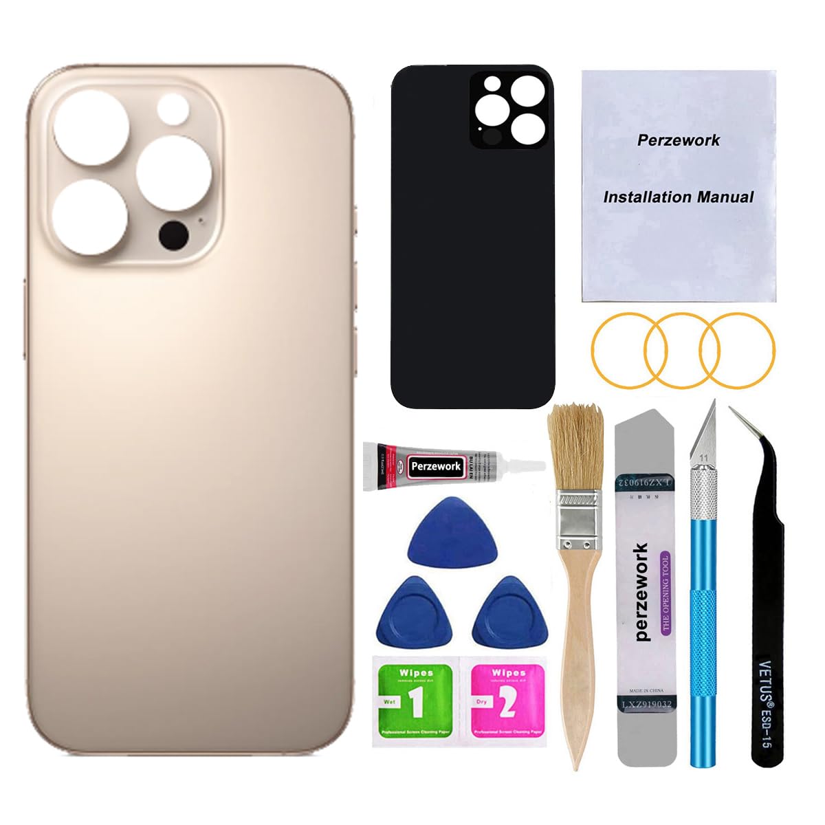 Amazon.com: Perzework OEM Rear Back Glass Replacement for iPhone