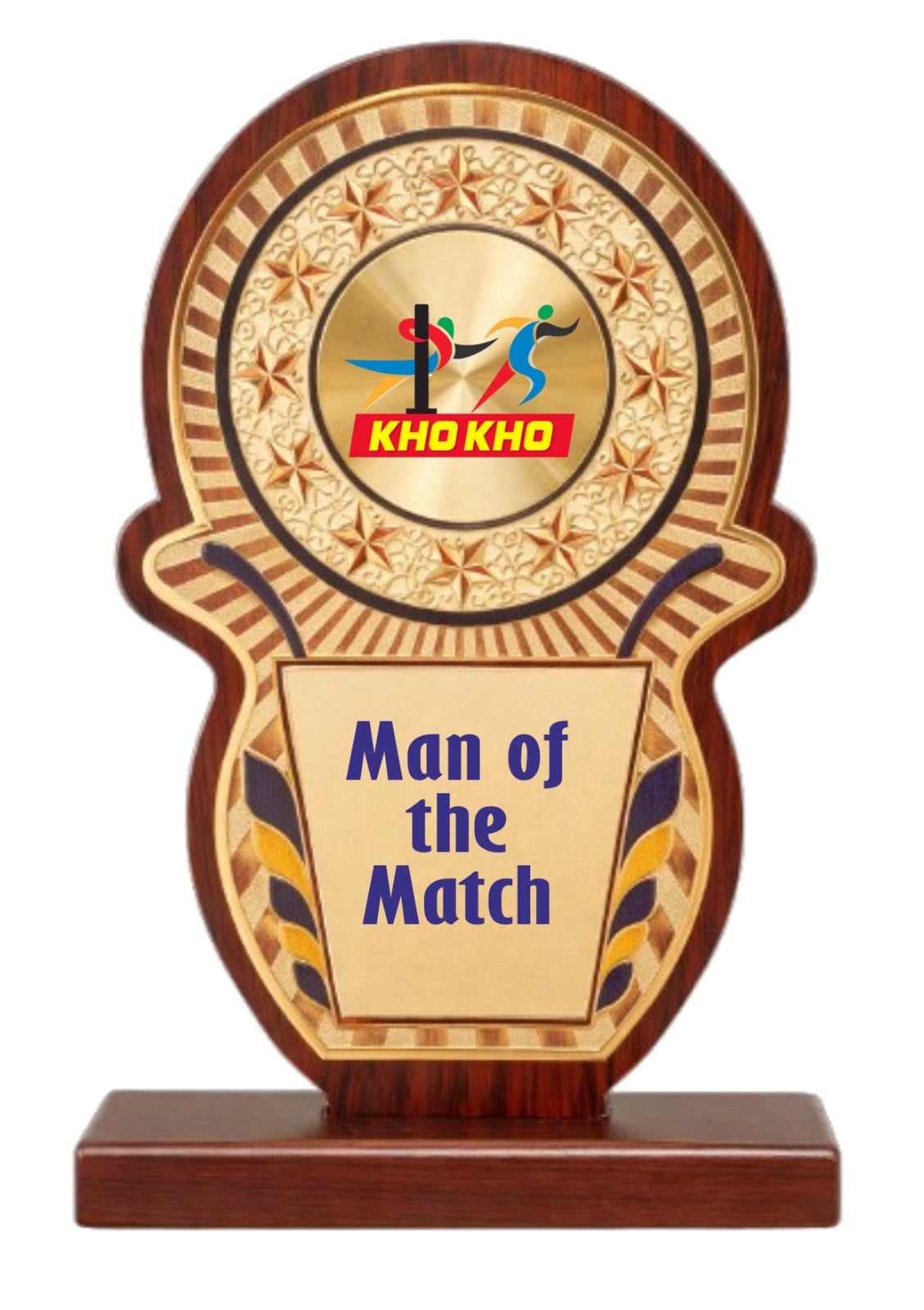 Wooden Momento for Cricket Tornament | Sports Award Ceremony | Premium Printed Memento for Schools, Offices & Gifting (Kho-Kho Momento Model 2, (Small - 13 X 17 CM) (Pack of 1))-picture-17