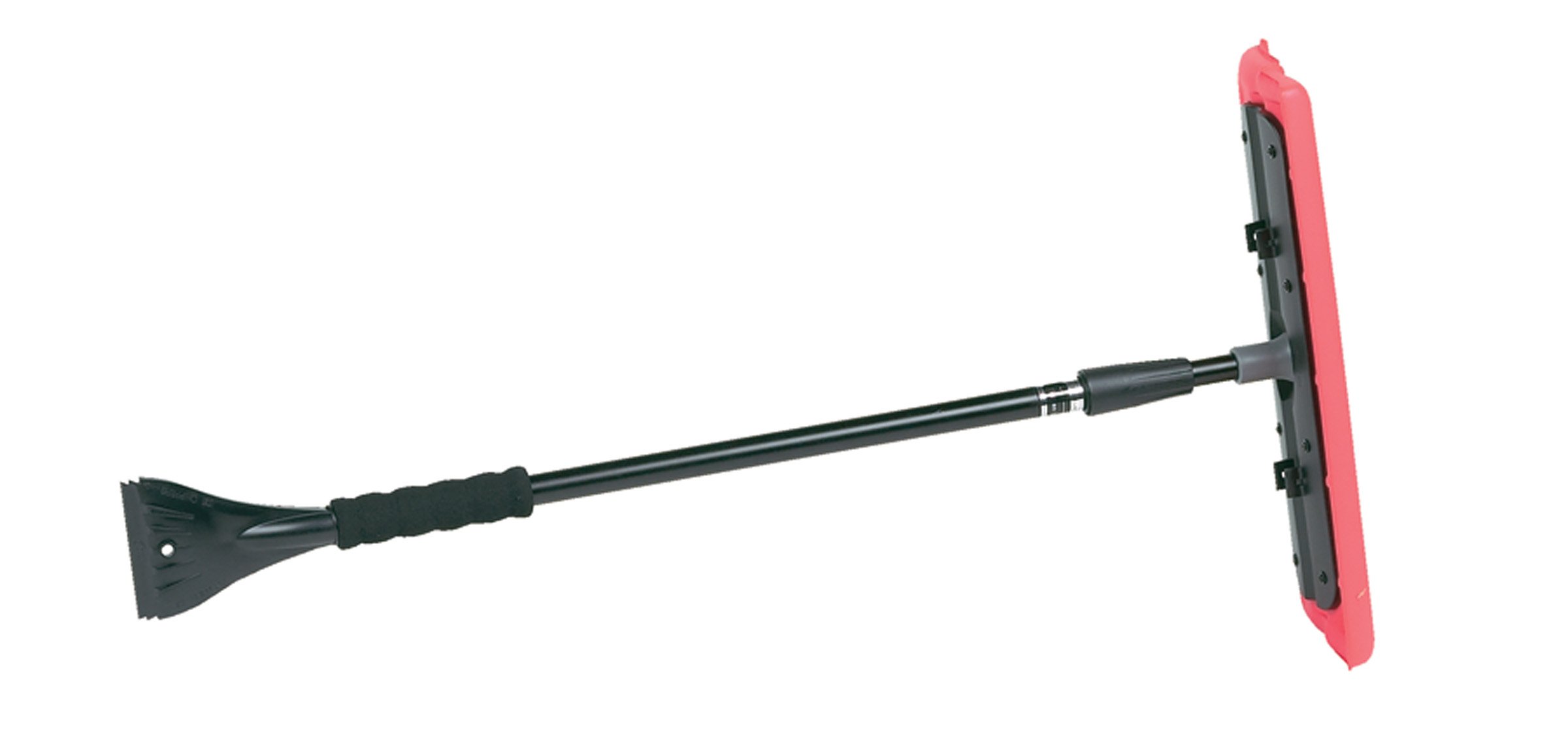 SubZero18833 51" Heavy Duty Telescopic Arctic Plow Snowbroom with Ice Scraper