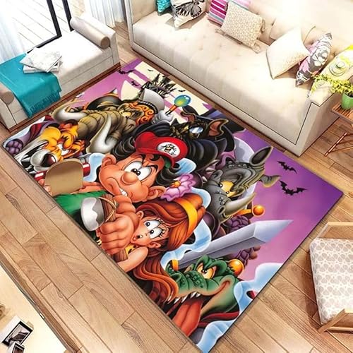 �N���V�b�N�Q�[���A�h�x���`���[�A�C�����h�����O�J�[�y�b�g ���r���O���[���p �o�X���[���}�b�g �N���G�C�e�B�u�h�A�}�b�g �x�b�h���[�� �z�[���f�R���[�V���� 3D H6702 90×150cm
