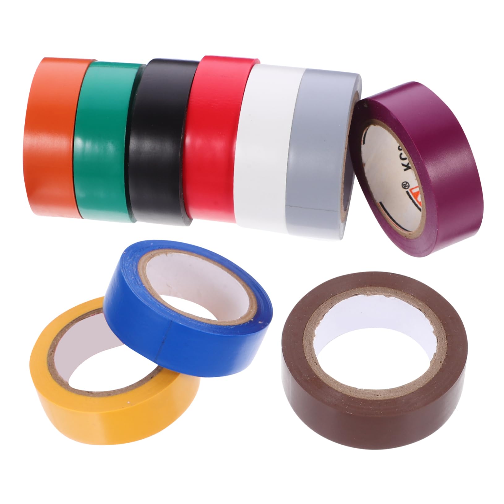 SOLUSTRE 50rotoli Isolante Pvc Per Elettricisti Resistente e Versatile Per Applicazioni Indoor e Automotive