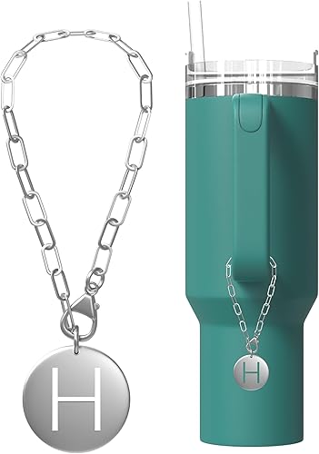 Stanley Cup Accessories Charms  Stanley Charms Oro o Plata  Inicial para Stanley Cup Charm  Accesorios Stanley de 40 onzas, accesorios Yeti y disponible en Yaxa Peru