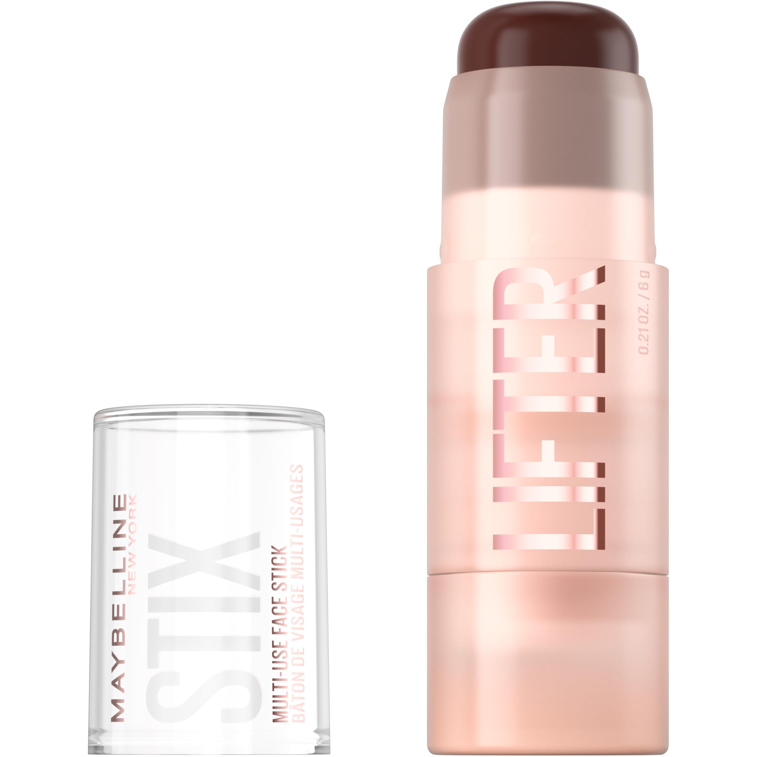 Maybelline New York Lifterstix Multi-Use Face Stick, Cover, Contour & Highlight, Non-comedogenic, Smooth Creamy Glide, Blends Easily, Natural Coverage, Shade: 65 Neutral