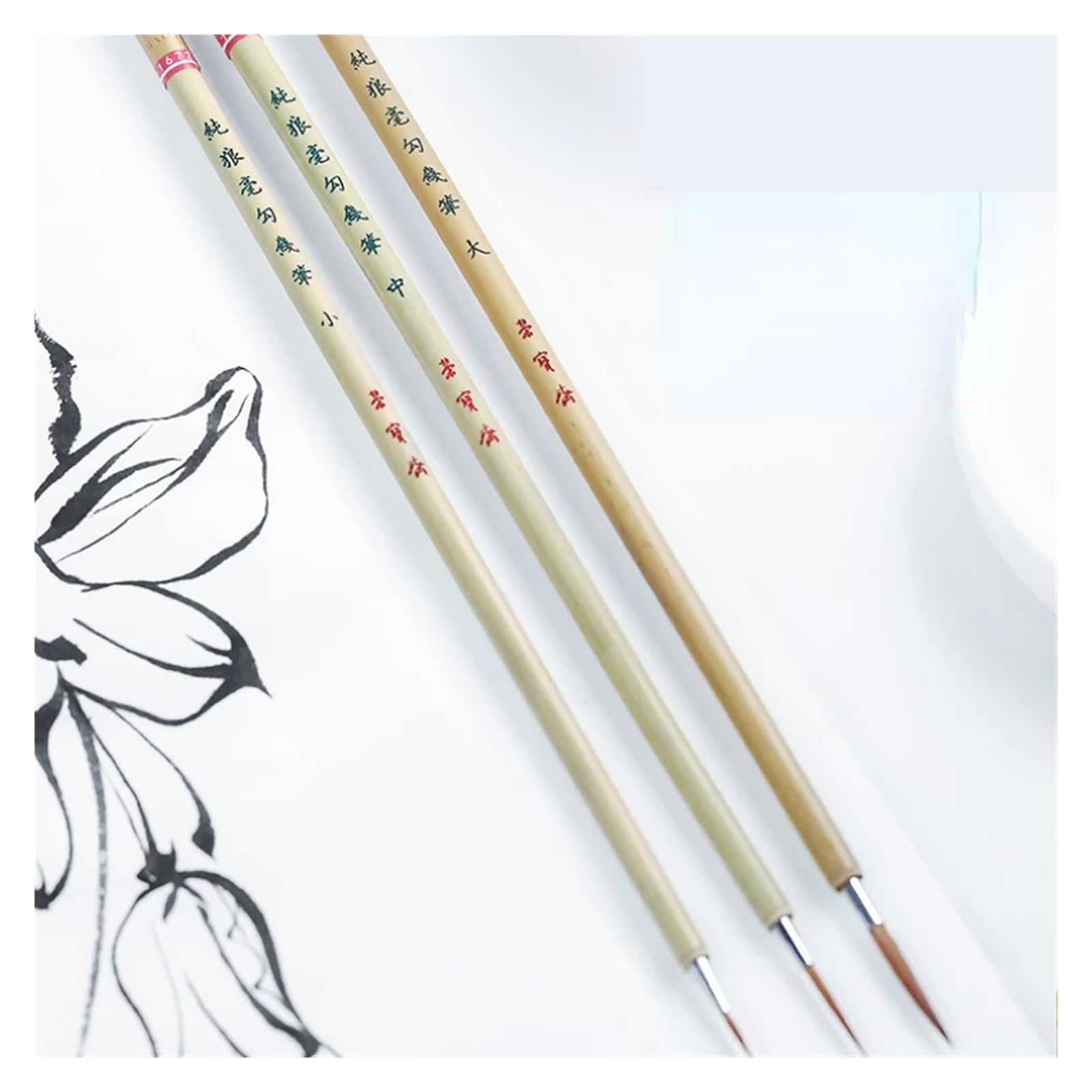 tianwandong Chiński pędzel do kaligrafii Malowanie linii Pisanie zestaw pędzli Włosy łasicy Hak Linia Długopis Praktyka pisania ręcznego Caligrafia Craft Supply