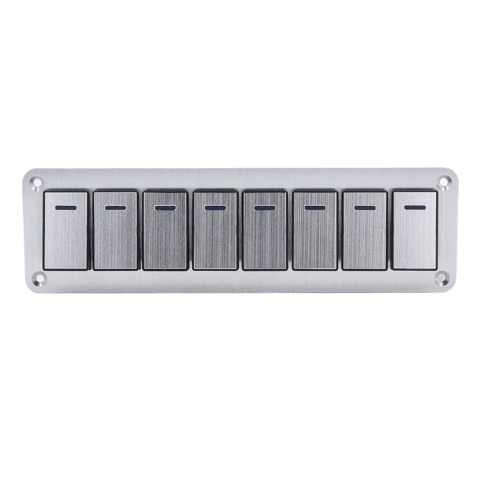 Panel de Interruptor basculante Panel de Interruptor de Encendido y Apagado de 8 Bandas con Indicadores LED Azules 12 24 V para automóviles, vehículos recreativos, Motocicletas,