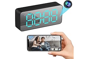 Discreet Home Security: Hidden Clock Camera with Wi-Fi and 4K Resolution