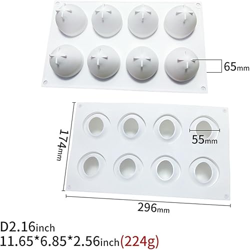 Miniatura 2 de Molde de mousse de fresa,Moldes de pastel de frutas 3D,Molde de silicona para hornear para mousse casero Chocolate Candy Muffin Fondant Herramientas