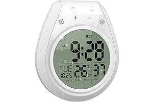 Waterproof Digital Bath Clock: Time Management in the Shower