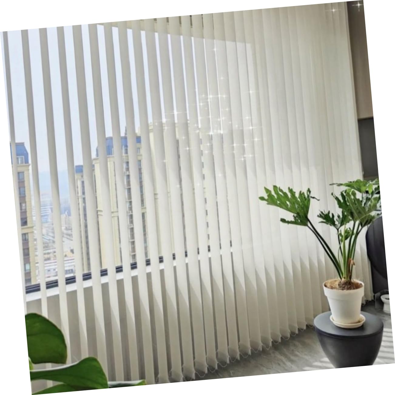 GRIRIW 2pcs Blind Replacement for Vertical Blinds Vinyl Replacement Window Repair Parts