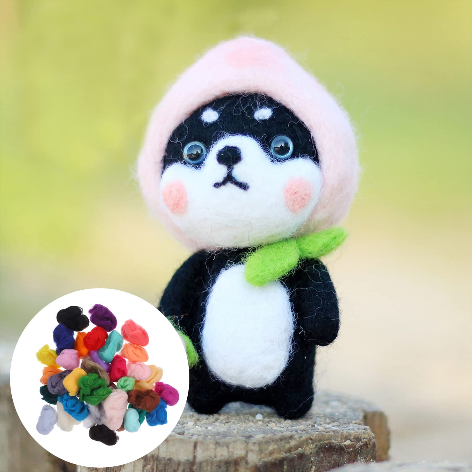 STOBOK 108stücke Teiliges Nadelfilzset Bunte Wollfilzmaterialien Für Erwachsene Für Kreative Bastelprojekte Hochwertiger Nadelfilzwerkzeuge Und Zubehör