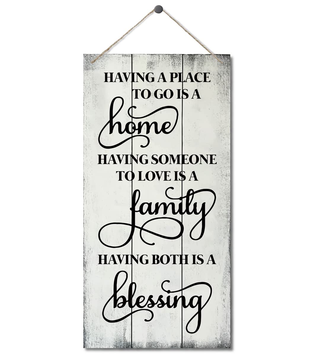 Having Somewhere to Go Decor Sign, Printed Wooden Wall Art Sign, Housewarming Gifts, Funny Home Signs Decor, Hanging Wooden Sign Home Decorative, Rustic Farmhouse Wooden Sign Decor Wall Art 12x6 in