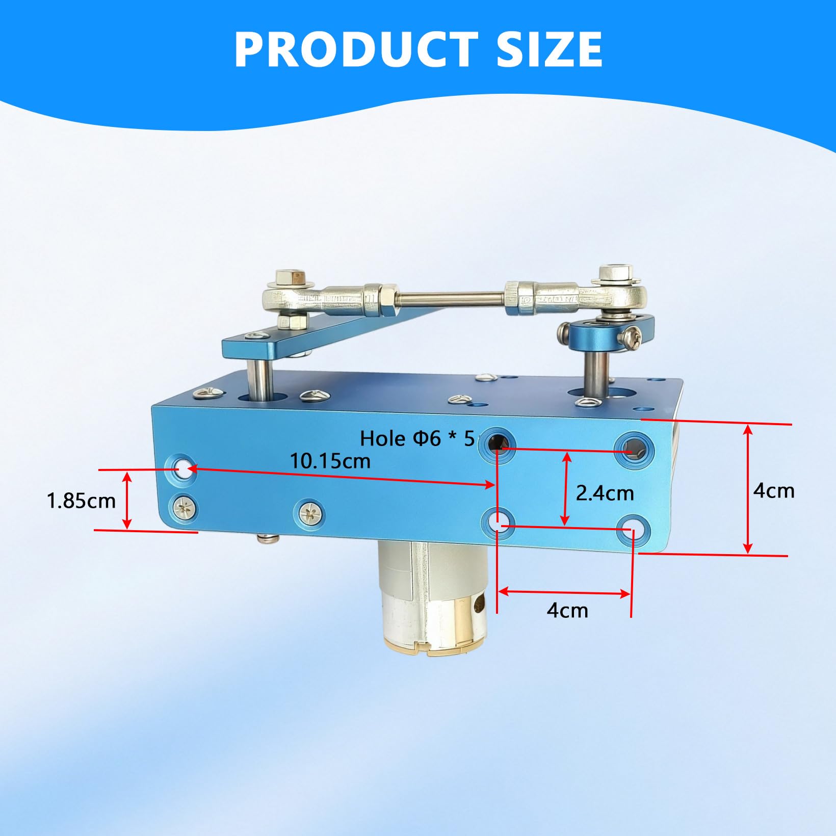 Actionneur linéaire à bascule DIY DC 24V environ 90 tr/min, moteur oscillant réglable 20 à 120° avec régulateur de vitesse