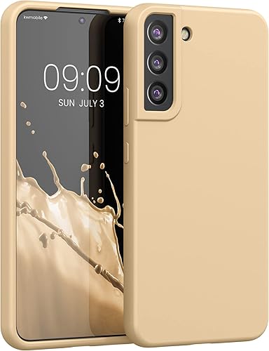 Miniatura 210 de kwmobile Funda Compatible con Samsung Galaxy S22 - Funda de teléfono de silicona TPU con acabado suave - Rojo Ruibarbo Piedra antigua,Azul