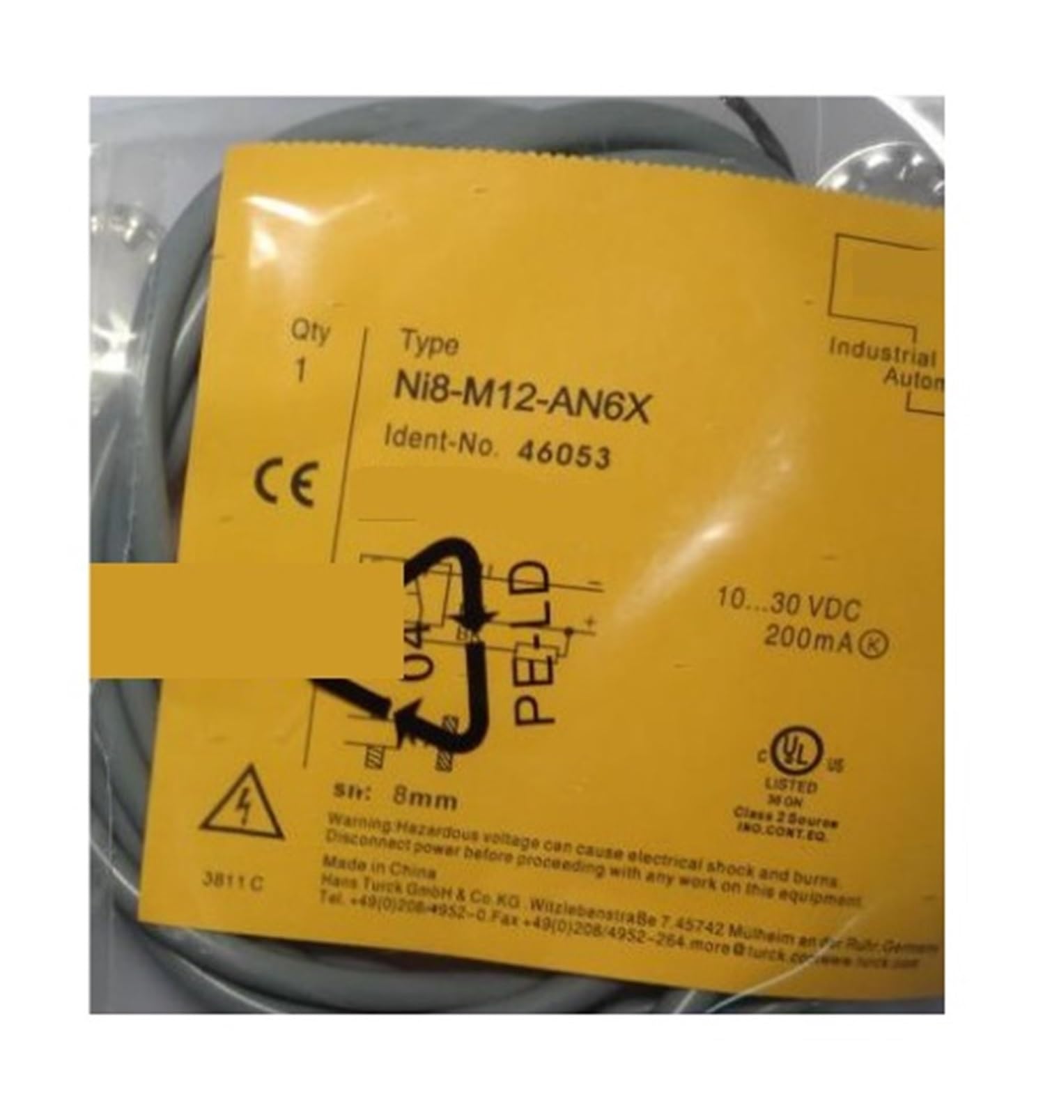 Zoz03y0 Ni8-M12-An6x 1Pc Ni8-M12-Ap6x Proximity Switch Sensor(Ni8-M12-An6x)