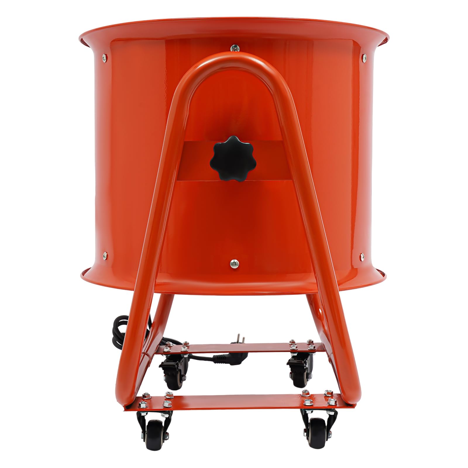 Bauventilator Ø400mm, 1100W Baugebläse 2800 U/min Trommelventilator 15000m³/h Axiallüfter mit EU-Stecker, 75dB Bautrockner Baulüfter
