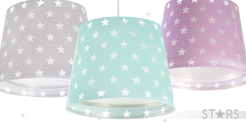 Thumbnail 3 de Dalber Stars Colgante iluminación E27 gris