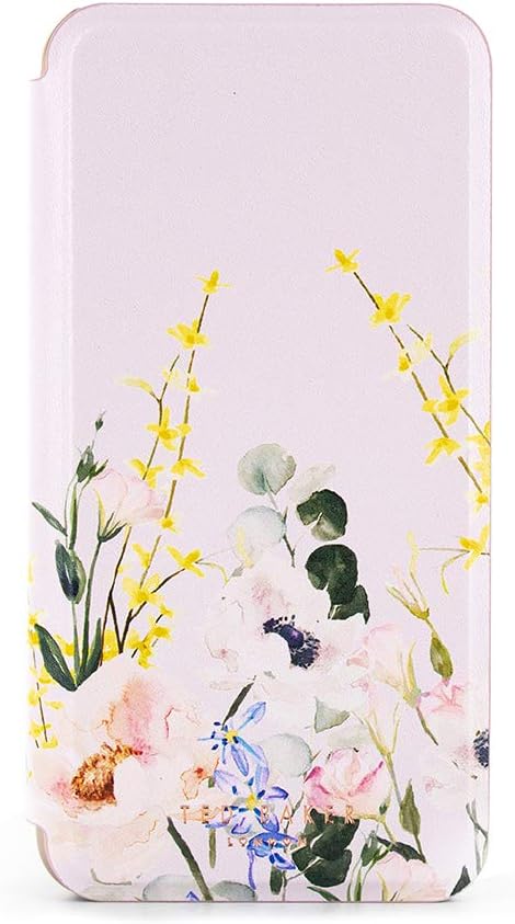 Ted Baker Mirror Folio Case with Outer Card Slot for iPhone Xs Max, Protective Cover for Professional Womens/Girls for iPhone Xs Max