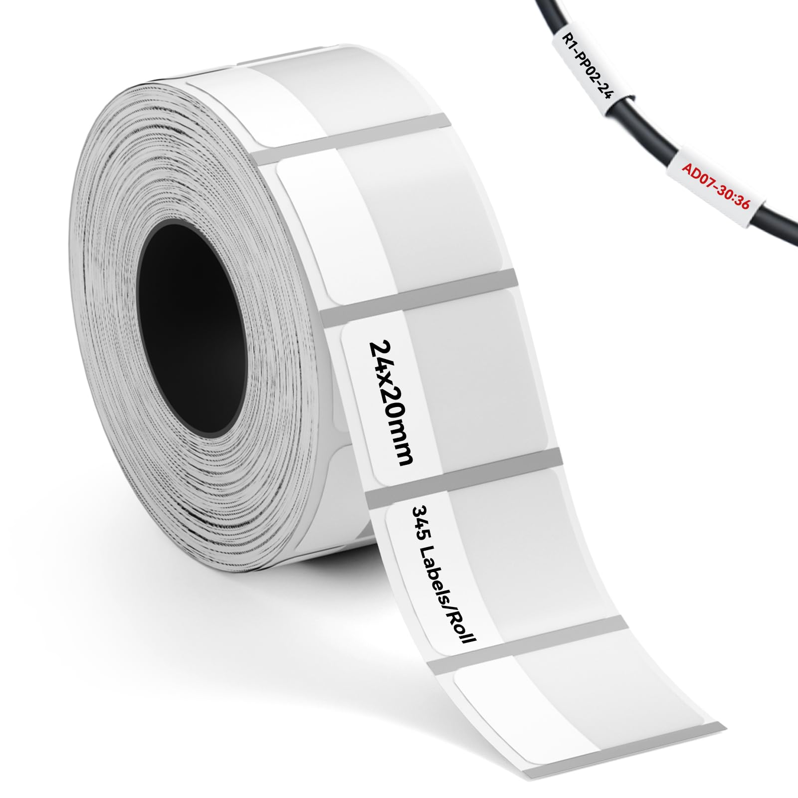 NIIMBOT Self-Laminating Wrap-Around Cable Label for M2/M3 Label Printer