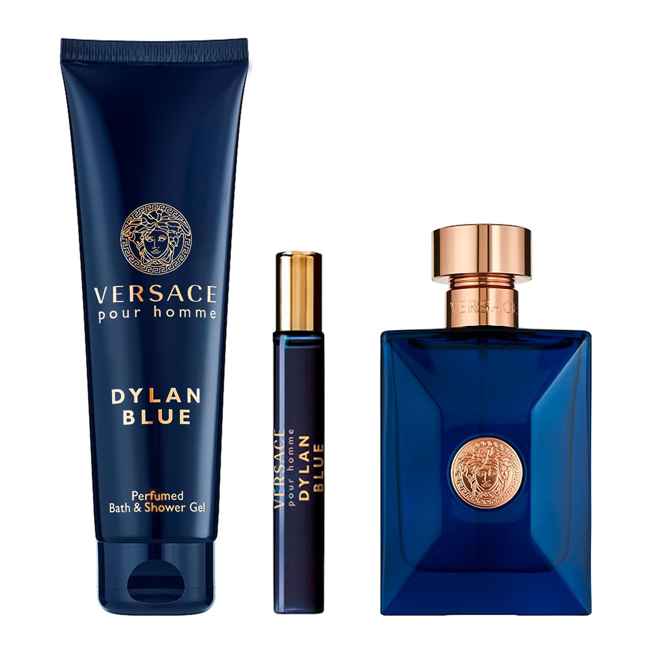 Versace ヴェルサーチ　ディランブルー　50ml 残9.9割　などセット Amazon.com : Versace Men's Dylan Blue Gift Set Fragrances