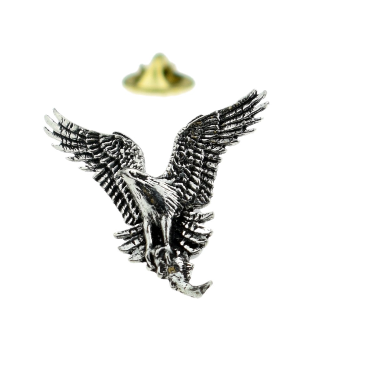 Gtr B44 Osprey Bird Prey English Pewter Lapel Pin Badge Xtspbb44